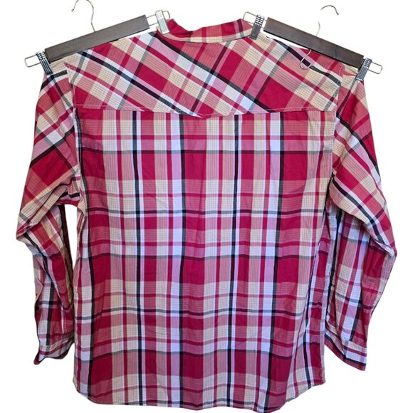AMONGST OTHERS Pearl Snap Plaid Western Shirt sz 5XL - Picture 4 of 5